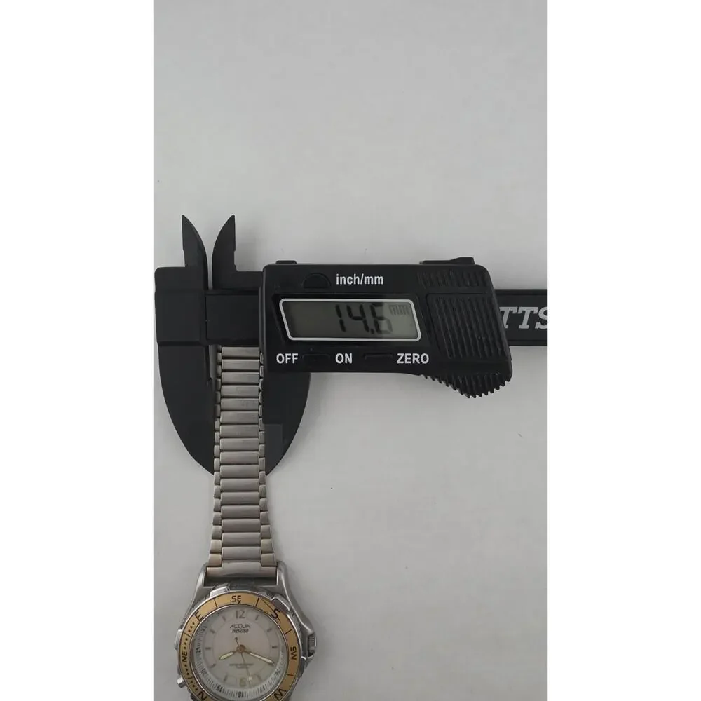 Mens Vintage 1996 Timex Acqua Indiglo Quartz Rotating Bezel Watch Almost Mint